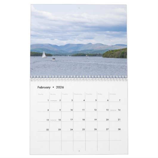 Kalender Lake District 2026 (Feb 2026)