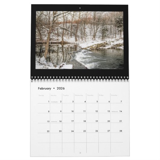 Kalender - Landschappen op het platteland (Feb 2026)