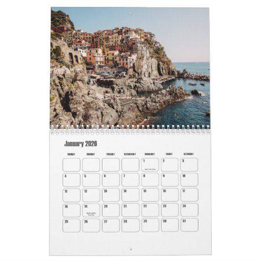 Kalender Ligurië-Italië (Jan 2026)