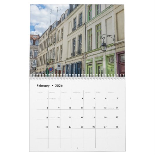 Kalender Lille 2026 (Feb 2026)