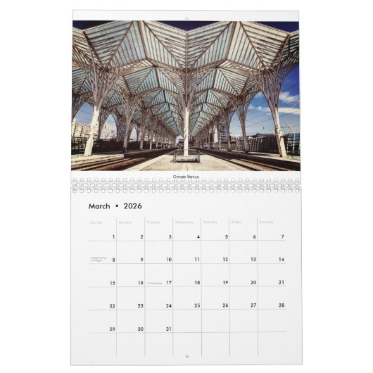Kalender Lissabon, Portugal (Mar 2026)