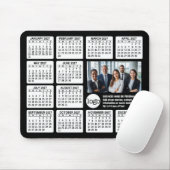 Kalender - logo, foto bedrijf muismat (Met muis)