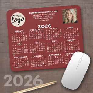 Kalender - logo, foto, zakelijk contact Bourgogne Muismat