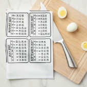 Kalender - logo, fotobedrijf theedoek (Quarter Fold)