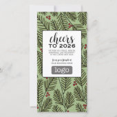 Kalender Logo - Proficiat met het Nieuwe Jaar Zake Feestdagenkaart (Voorkant)