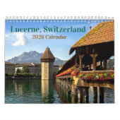 Kalender Luzern Zwitserland 2026 (Hoes)