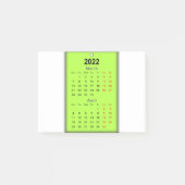 Kalender maart april 2022 post-it® notes (Voorkant)
