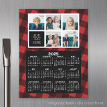 Kalender met 5 Fotocollage - buffelplaid Magnetisch Uitwisbaar Vel<br><div class="desc">Een zeer nuttig punt voor school of kantoor thuis. Een standaard zoek je kantoor of schoolkluisje. Dit show een volledig uitzicht van alle data.</div>