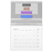 Kalender met 99 namen van Allah (Zwt) - God- (Jan 2027)