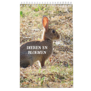 Kalender met afbeeldingen van de natuur