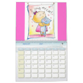 Kalender met animatielampjes (Feb 2027)