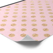 Kalender met berenposter om de uitgerekende datum  poster (Hoek)