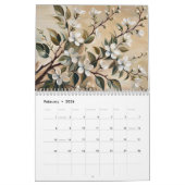 kalender met bloeiende takken (Feb 2026)