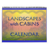 Kalender met cabines en landschappen (Hoes)