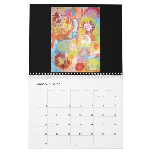 Kalender met constante snelheid (Jan 2027)