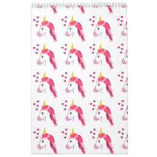 Kalender met een eenhoorn voor een meisje
