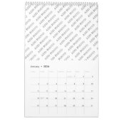 Kalender met één pagina Voeg uw foto's toe (Jan 2026)