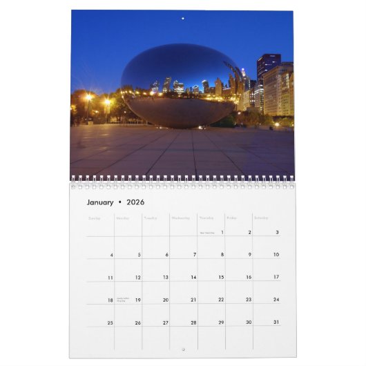 Kalender Met Feestdagen - Wereldsteden (Jan 2026)