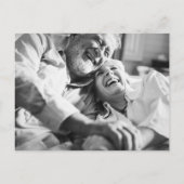 Kalender met foto in goud 50ste verjaardag save th aankondigingskaart (Achterkant)