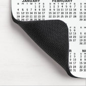 Kalender met foto - Jaar Uitzicht Verticaal Muismat (Hoek)