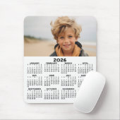 Kalender met foto - Jaar Uitzicht Verticaal Muismat (Met muis)