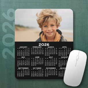 Kalender met foto - Jaar Uitzicht Verticaal Muismat