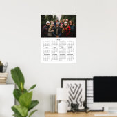 Kalender met foto - overzicht van het hele jaar (Thuiskantoor)