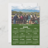 Kalender met foto - overzicht van het hele jaar feestdagenkaart (Voorkant)