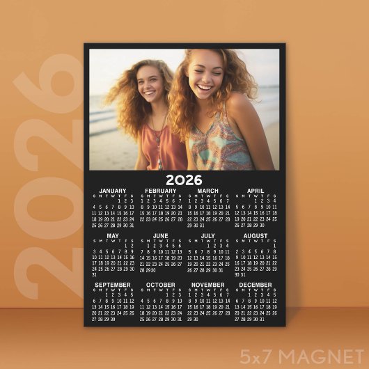Kalender met foto Voljaar Uitzicht Modern Minimal
