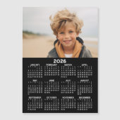 Kalender met foto - Volledig jaar Magnetische Kaar (Voorkant)