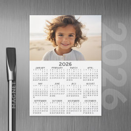 Kalender met foto - Volledig jaar Magnetische Kaar
