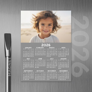 Kalender met foto - Volledig jaar Magnetische Kaar