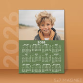 Kalender met foto - Volledig jaar Magnetische Kaar