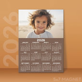 Kalender met foto - Volledig jaar Magnetische Kaar