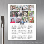 Kalender met Foto - Volledig Jaar Uitzicht Magnetisch Uitwisbaar Vel<br><div class="desc">Voeg 12 foto's toe aan deze kalender van 2025 en gebruik het het hele jaar door in uw huis. Gebruik voor het beste resultaat foto's die in vierkanten zijn bijgesneden. Een zeer nuttig item voor school of thuis kantoor. Een standaard look voor uw thuis kantoor of school locker. Dit show...</div>