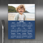 Kalender met Foto - Volledig Jaar Uitzicht Magnetisch Uitwisbaar Vel<br><div class="desc">Een zeer handig item voor school of thuis kantoor. Dit shows een volledig jaar uitzicht van alle data. Een kalender die op een magneet wordt afgedrukt, combineert praktische bruikbaarheid met gemak en transformeert een essentiële werkruimte in een tijdbeheertool. Dit innovatieve ontwerp is voorzien van een volledige of maandelijkse kalender-indeling die...</div>
