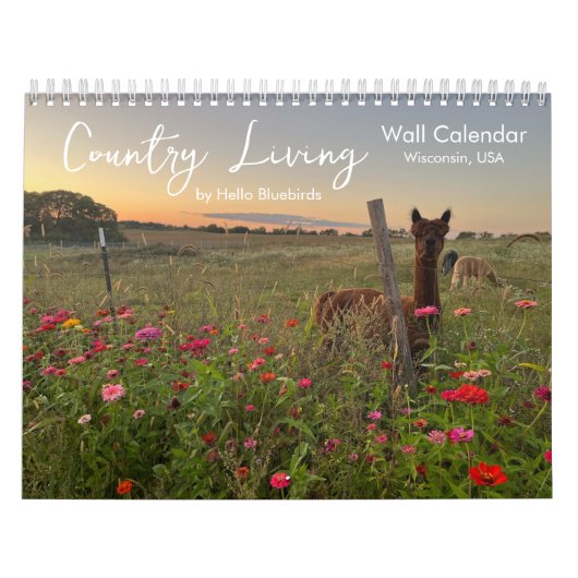 Kalender met foto's van het platteland (Hoes)