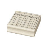 Kalender met kalender voor Habit Rubberstempel (Stempel)