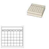 Kalender met kalender voor Habit Rubberstempel (Gestempeld)