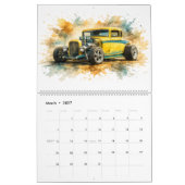 Kalender met klassieke muscle cars (Mar 2027)
