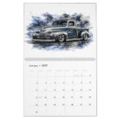 Kalender met klassieke muscle cars (Jan 2027)