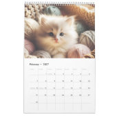 Kalender met knuffelkatten (Feb 2027)