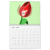 Kalender met kunst geschilderd (Mar 2027)