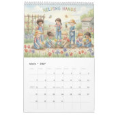 Kalender met liefdadigheidsdaden uit de kindertijd (Mar 2027)