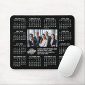 Kalender met logo Contactinformatie Magneet Muismat (Met muis)