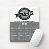 Kalender met Logo - Jaar Uitzicht Verticaal Muismat (Met muis)