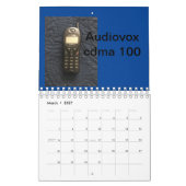 kalender met mobiele telefoon (Mar 2027)