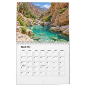Kalender met Oman's landschappen (Mar 2027)