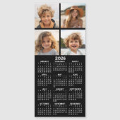 Kalender met Photo Collage Koelkast Magnet (Voorkant)