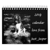 Kalender met spaniel (Hoes)